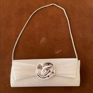 Silver clutch, can be used for prom